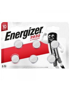 6 Batterie Tampone Al Litio CR 2032 Energizer 3V 2