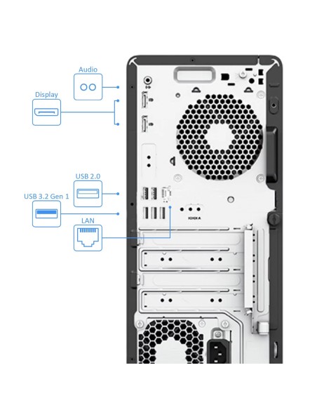 HP ProDesk 600 G6 Tower Computer Intel i5-10400 Ram 16GB SSD 480GB (Ricondizionato Grado A)