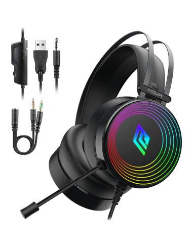 Noua Crux Cuffie Gaming Usb Jack 3.5mm Stereo...