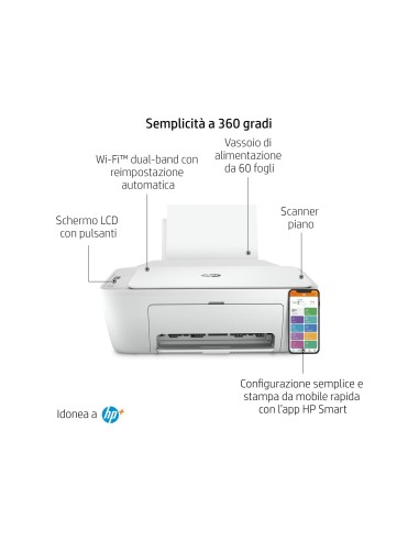 Stampante HP Inkjet DeskJet 2710e Multifunzione