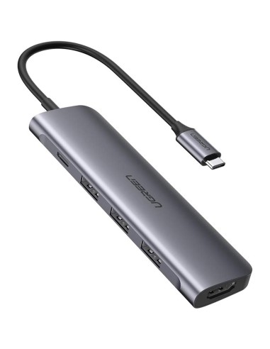 UGREEN Hub USB Type-C, 5 in 1, HDMI, 3 x USB...