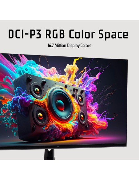 ITEK Monitor GGF 27", 2K WQHD 2560x1440, IPS, 100Hz, 16:9, 4ms OD, 2 x HDMI, DP, Speaker, HDR, G- Sync, FreeSync