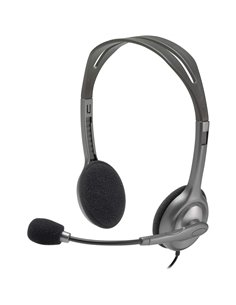 Cuffie Headset Stereo con Microfono Logitech H110
