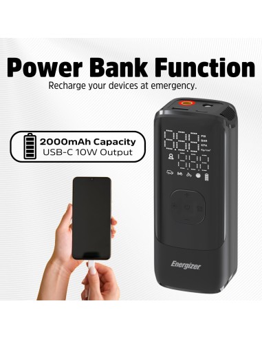 Energizer Mini Compressore Aria Portatile...