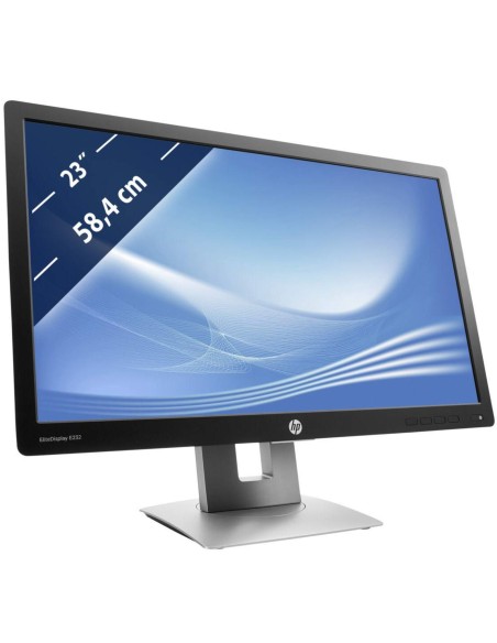 Monitor 23" 16:9 HP Elite Display E232 Full HD IPS VGA HDMI DP Nero (Ricondizionato Grado A)