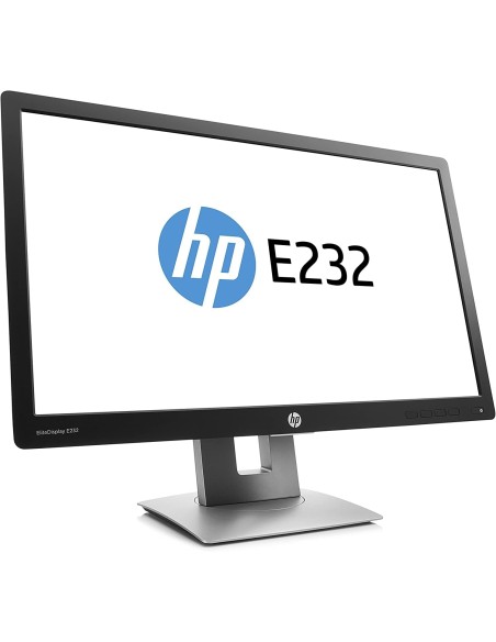 Monitor 23" 16:9 HP Elite Display E232 Full HD IPS VGA HDMI DP Nero (Ricondizionato Grado A)