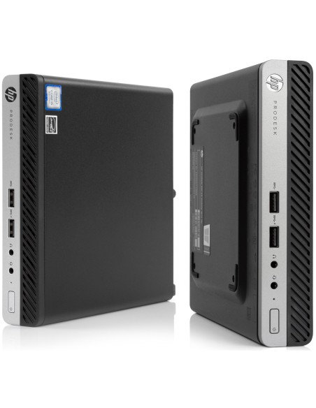 HP ProDesk 400 G4 Mini Computer Intel i5-8400T Ram 8Gb SSD 240Gb (Ricondizionato Grado A)