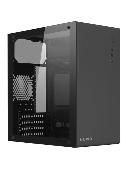Nuwo Eguera A111 Case Micro ATX Nero con Pannello in Vetro