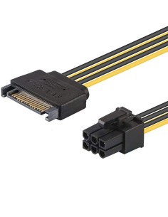 Cavo Alimentazione da SATA a 6 pin PCI J&D SATA