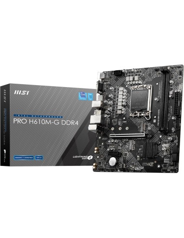 MSI PRO H610M-G DDR4 Scheda Madre Socket Intel...