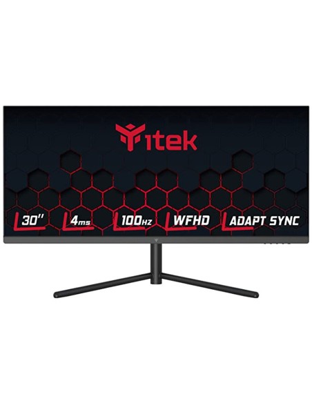ITEK Monitor GGF 30", WFHD 2560x1080 UltraWide, VA, 100Hz, 21:9, 4ms OD, 2xHDMI, DP, Speaker, HDR Read, Adapt Sync