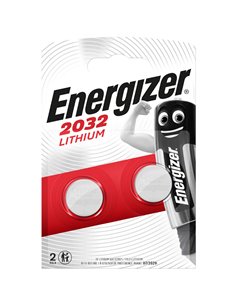 2 Batterie Tampone Al Litio CR 2032 Energizer 3V