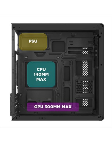 Nuwo Eguera A101 Case Micro ATX Nero