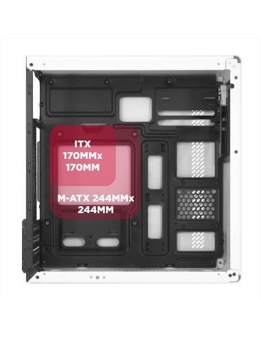 Nuwo Eguera A103 Case Micro ATX Bianco