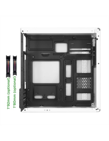 Nuwo Eguera A113 Case Micro ATX Bianco con...
