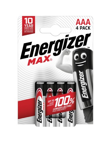Energizer Max 4 Batterie AAA Ministilo LR03 1.5V