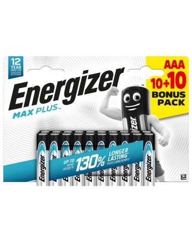 Energizer Max Plus 20 Batterie AAA Ministilo...