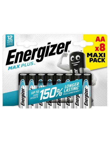 Energizer Max Plus 8 Batterie AA Stilo LR6 1.5V
