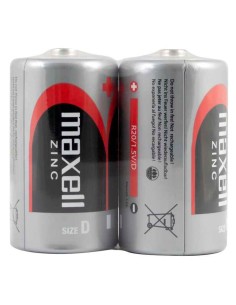 Maxell Batteria Tipo D Torcia LR20 1.5V (2 pezzi)