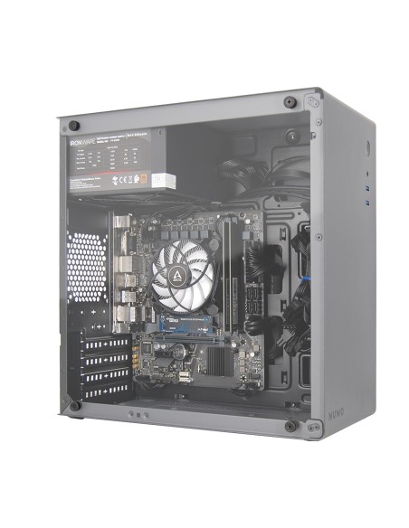PC Computer Assemblato PRO CPU Intel i5-12400 Ram 32GB SSD 500GB WiFi BT Grigio Freedos