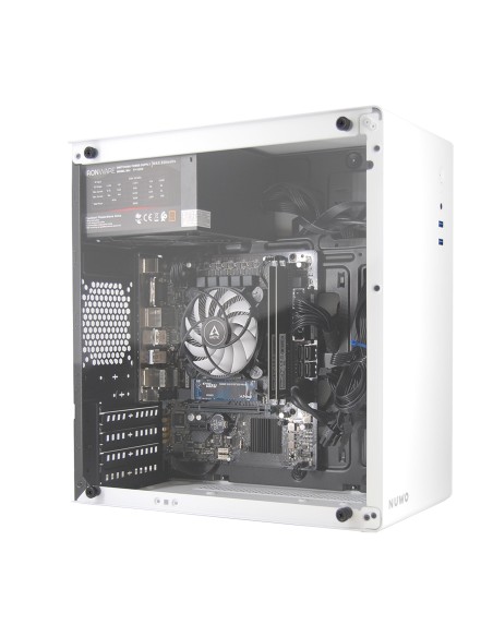 PC Computer Assemblato PRO CPU AMD Ryzen 7 5700G Ram 32GB SSD 1TB WiFi BT Bianco Freedos