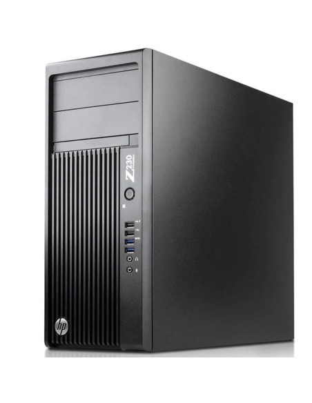 HP Workstation Z230 Tower Computer Intel i7-4770 Ram 32GB SSD 240GB + HDD 1TB (Ricondizionato Grado A)