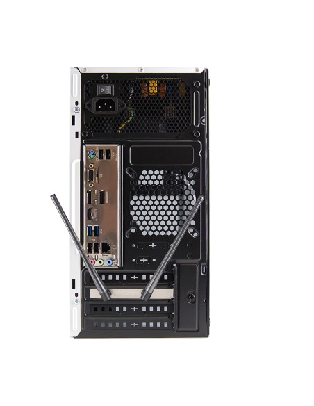 PC Computer Assemblato PRO CPU Intel i5-14400 Ram 16GB SSD 500GB WiFi BT Bianco Freedos