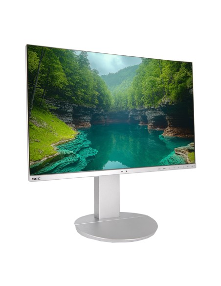 NEC EA245WMI-2 Monitor 24" 16:9 IPS Full HD HDMI DP DVI VGA Casse Integrate Silver (Ricondizionato Grado A)