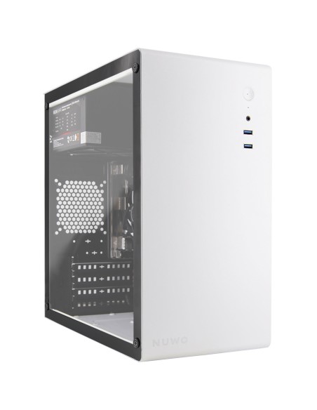 PC Computer Assemblato PRO CPU AMD Ryzen 7 5700G Ram 16GB SSD 500GB WiFi BT Bianco Freedos
