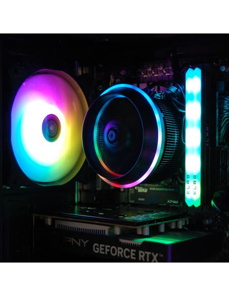 PC Computer Gaming Assemblato Intel i7-12700F Ram 16GB SSD 1TB RTX 3050 6GB GDDR6 Nero