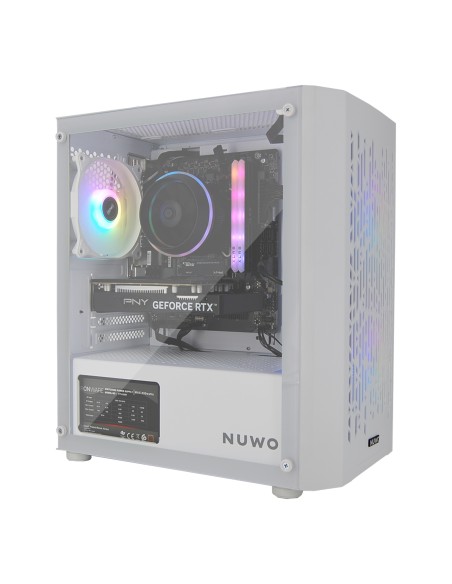 PC Computer Gaming Assemblato Intel i7-12700F Ram 16GB SSD 1TB RTX 3050 6GB GDDR6 Bianco