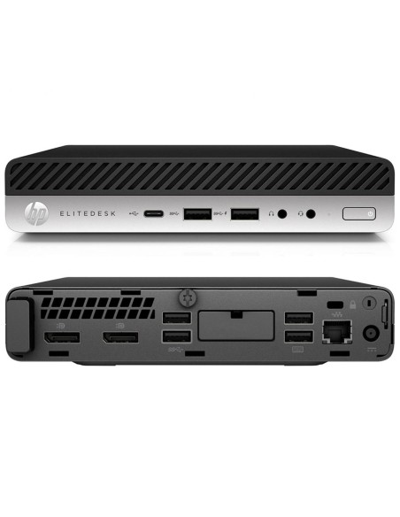 HP EliteDesk 800 G5 Mini PC Intel i7-9700 Ram 16Gb SSD 512Gb Freedos (Ricondizionato Grado A)