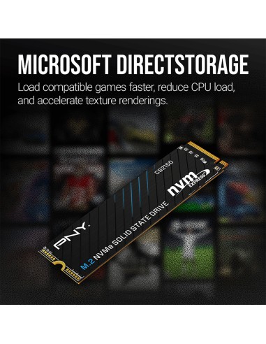 PNY CS2150 SSD 1TB M.2 NVMe PCIe Gen 5.0...