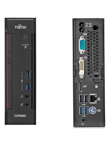 Fujitsu Esprimo Q556 Mini PC Computer Intel i5-6400T Ram 8GB SSD 240GB (Ricondizionato Grado A)