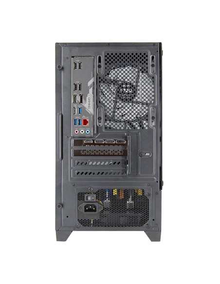 PC Computer Gaming Assemblato Intel i5-12400F Ram 32GB SSD 1TB RTX 5060 8GB GDDR7 Nero A-RGB Dissipazione a Liquido