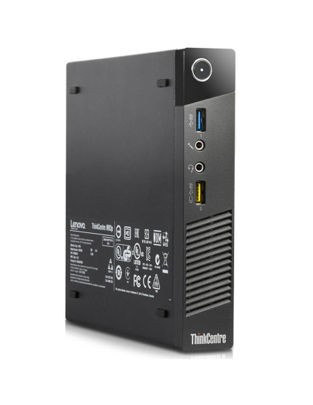 Lenovo ThinkCentre M93p Tiny PC Computer Intel i7-4765T Ram 16GB SSD 240GB Freedos (Ricondizionato Grado B)