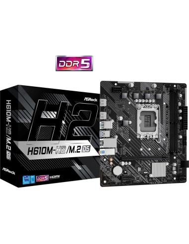 ASRock H610M-H2/M.2 DDR5 Scheda Madre Socket...