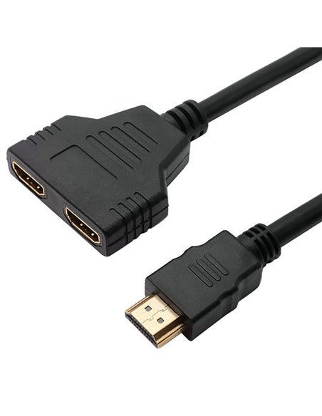 Adattatore Sdoppiatore HDMI Maschio a 2 HDMI Femmina
