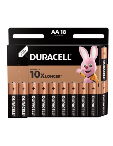 Duracell Alkaline 18 Batterie AA Stilo LR6 1.5V