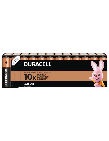 Duracell Alkaline 24 Batterie AA Stilo LR6 1.5V