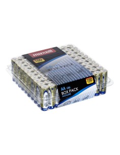 Maxell 100 Batterie AA Stilo R6 1.5V