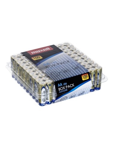 Maxell 100 Batterie AA Stilo R6 1.5V