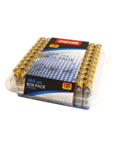 Maxell 100 Batterie AAA Ministilo R03 1.5V