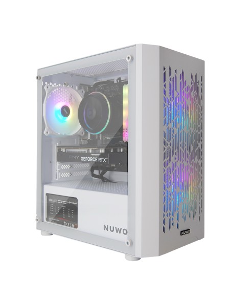 PC Computer Gaming Assemblato Intel i5-12400F Ram 32GB SSD 1TB RTX 5050 8GB GDDR6 Bianco