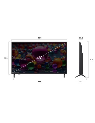 LG 43UA74003LB Smart TV 43" LED Ultra HD 4K