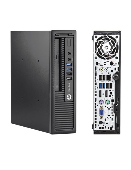 PC Computer Ricondizionato HP EliteDesk 800G1 USDT Intel Core i5-4570S Ram 16GB SSD 240GB DVD-ROM Freedos