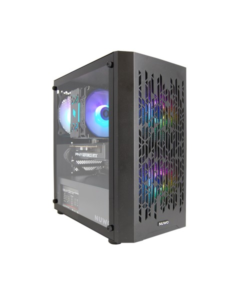 PC Computer Gaming Assemblato Intel i7-12700F Ram 16GB SSD 1TB RTX 5050 8GB GDDR6 Nero