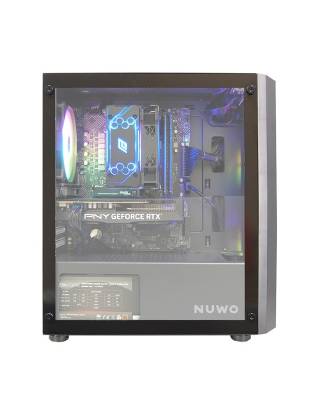 PC Computer Gaming Assemblato Intel i5-12400F Ram 16GB SSD 1TB RTX 3050 6GB GDDR6 Nero