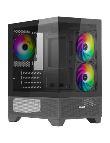 Nuwo Clash CK100 Case Micro-ATX Nero 3 Ventole...
