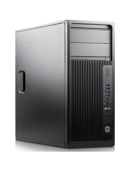 HP Workstation Z240 PC Computer Tower Intel Core i7-6700 Ram 16GB SSD 512GB Nvidia Quadro K4200 (Ricondizionato Grado A)